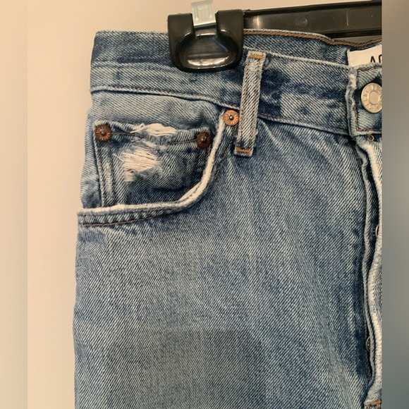 AGOLDE Riley High Rise Straight Crop in Frequency size 24 - Picture 5 of 7